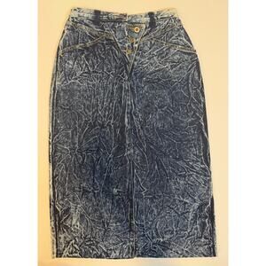 Vintage The Boss Acid Washed Skirt